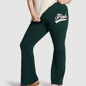 VS PINK leggings Flare yoga pants green xxl